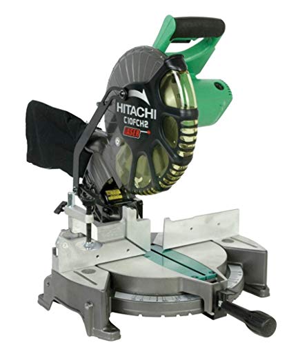 Hitachi C10FCH2 15-Amp 10-inch Single Bevel Compound Miter Saw with Laser Marker