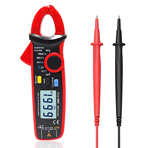 Signstek UT210E Handheld RMS AC/DC Mini Digital Clamp Meter Resistance Capacitance Tester