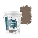 Montage Signature Interior/Exterior Eco-Friendly Paint, Riverstone, Low Sheen, 5 Gallon