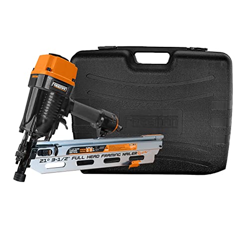 Freeman PFR2190 Pneumatic 21 Degree 3-1/2' Framing Nailer with Case