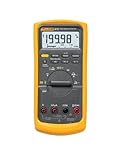 Fluke 87V Industrial Digital Multimeter, For Advanced Troubleshooting, Measures 1000 V AC/DC, Peak Min/Max, Low Pass Filter, Includes TL75 Test Leads, AC175 Alligator Clips, 80BK Temp Probe