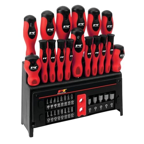 Performance Tool W1727 39-Piece Screwdriver Set with Rack