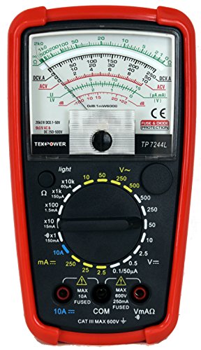 Tekpower 7-Function 20-Range Analog Multimeter, TP7244