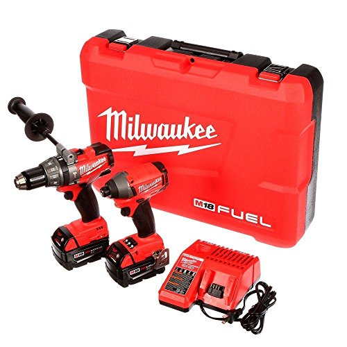 Milwaukee 2897-22 M18 Fuel 2-Tool Combo Kit, Red